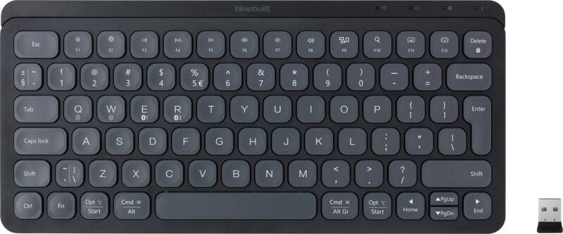 BlueBuilt Draadloos Bluetooth Toetsenbord Premium Mini QWERTY