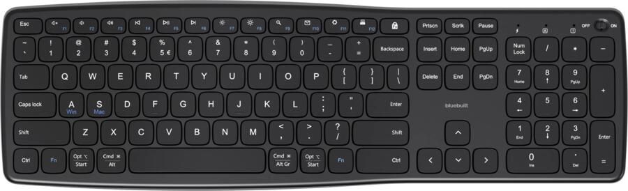 BlueBuilt Draadloos USB Toetsenbord QWERTY