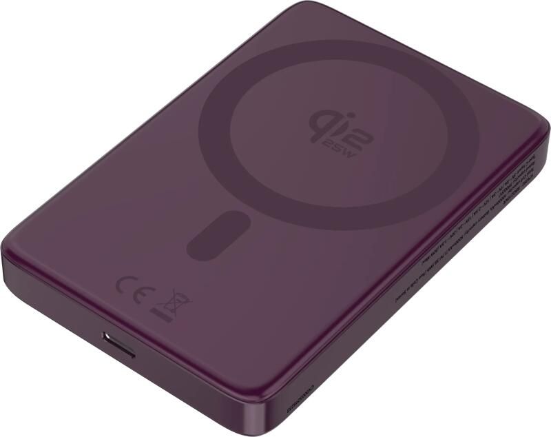 BlueBuilt Draadloze Powerbank met Qi2.2 en MagSafe 10.000 mAh met Snelladen 25 Watt Rood