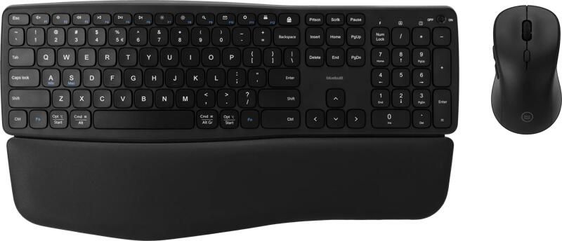 BlueBuilt Draadloze USB Toetsenbord en Muis Set QWERTY