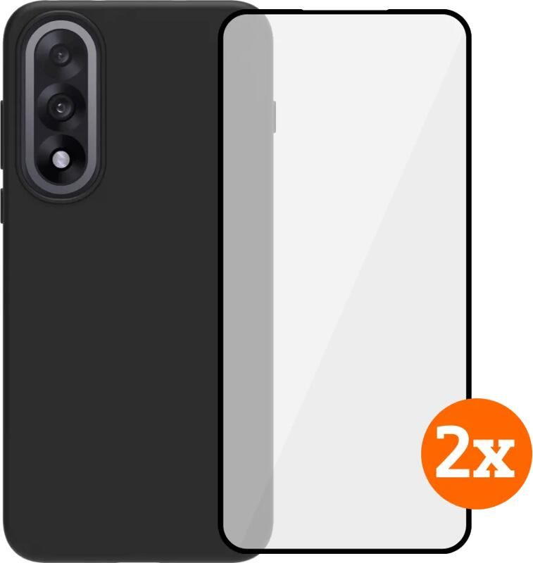 BlueBuilt OnePlus Nord 5 Back Cover Transparant + Screenprotector Glas Duo Pack