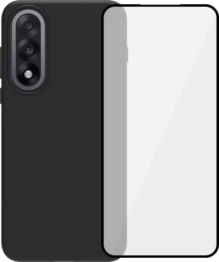 BlueBuilt OnePlus Nord 5 Back Cover Zwart + Screenprotector Glas