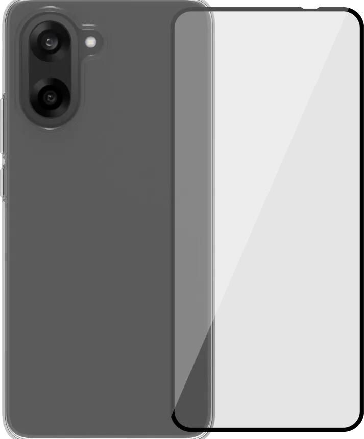 BlueBuilt Oneplus Nord CE 5 Back Cover Transparant + Screenprotector Glas