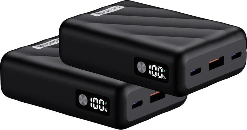 BlueBuilt Power Bank 10.000 mAh met Snelladen 30 Watt Duo Pack