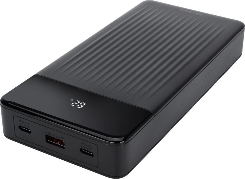 BlueBuilt Power Bank 27.000 mAh met Snelladen Zwart
