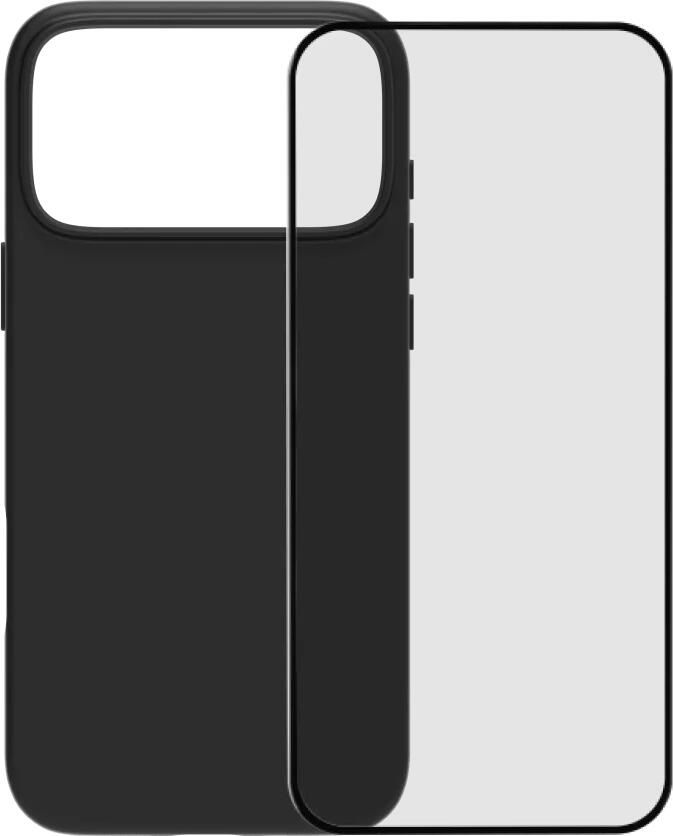 BlueBuilt Protective Back Cover met MagSafe iPhone 17 Pro Max Zwart + iPhone 17 Pro Max Screenprotector Glas