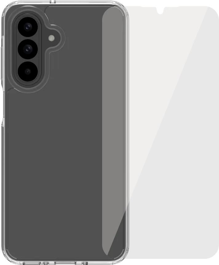 BlueBuilt Protective Back Cover Samsung Galaxy A26 Transparant + Screenprotector Glas