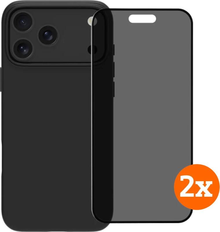 BlueBuilt Protective Cover MagSafe iPhone 17 Pro Max + Privacy Screenprotector Duo Pack