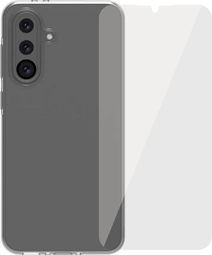 BlueBuilt Samsung Galaxy A36 Back Cover Transparant + Screenprotector Glas