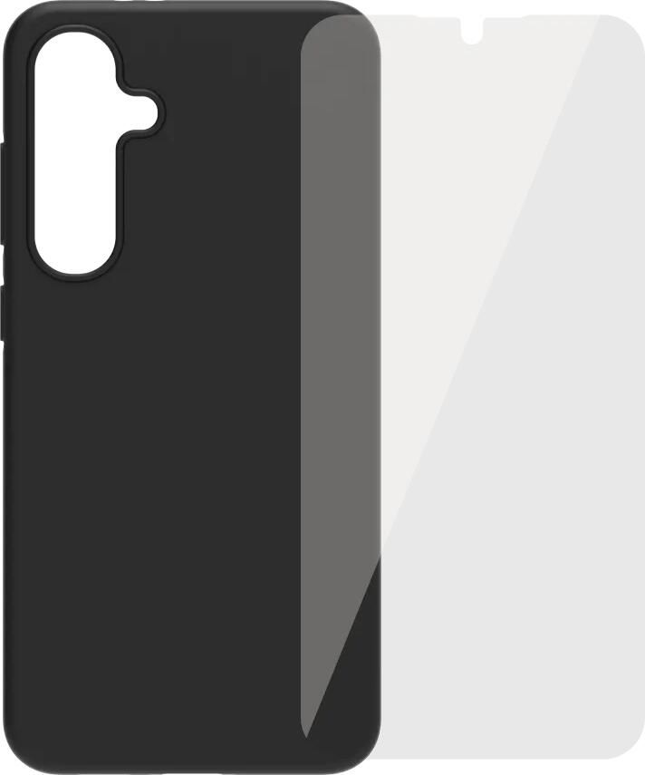 BlueBuilt Samsung Galaxy S24 FE Back Cover Zwart + Screenprotector Glas