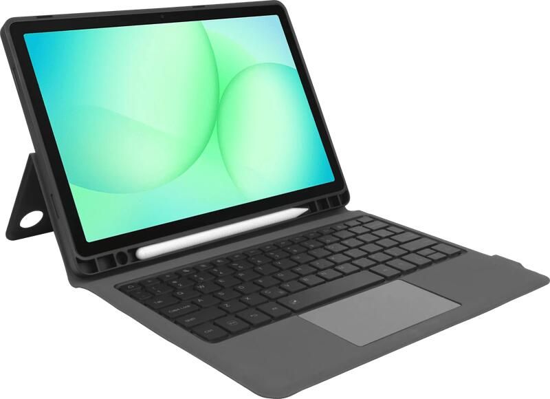 BlueBuilt Samsung Galaxy Tab A11 Plus Toetsenbord Hoes QWERTY Zwart