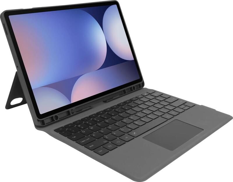 BlueBuilt Samsung Galaxy Tab S10 FE Plus Toetsenbord Hoes QWERTY Zwart