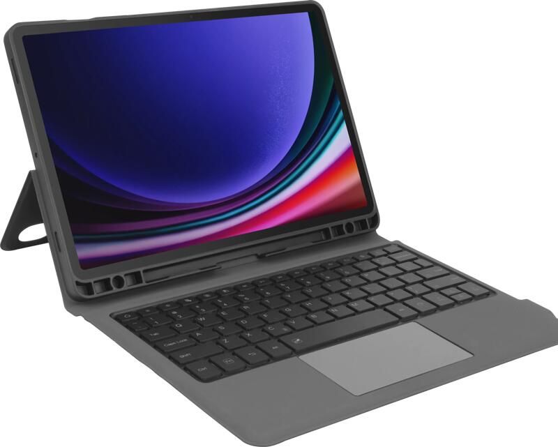 BlueBuilt Samsung Galaxy Tab S9 S9 FE S10 Lite Toetsenbord Hoes QWERTY Zwart