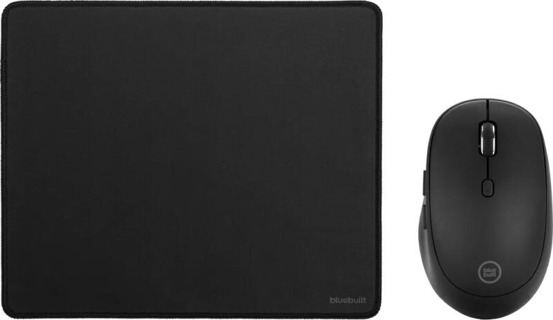 BlueBuilt Tradendum Draadloze Bluetooth Muis + Muismat M 20 x 24 cm