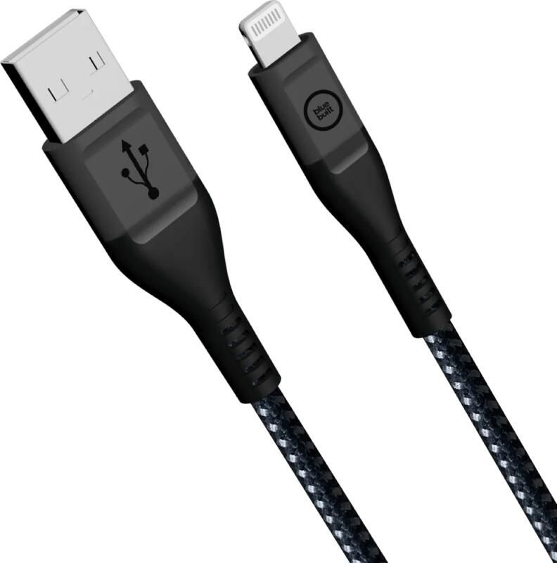 BlueBuilt Usb A naar Lightning Kabel 1 5m Kevlar Zwart