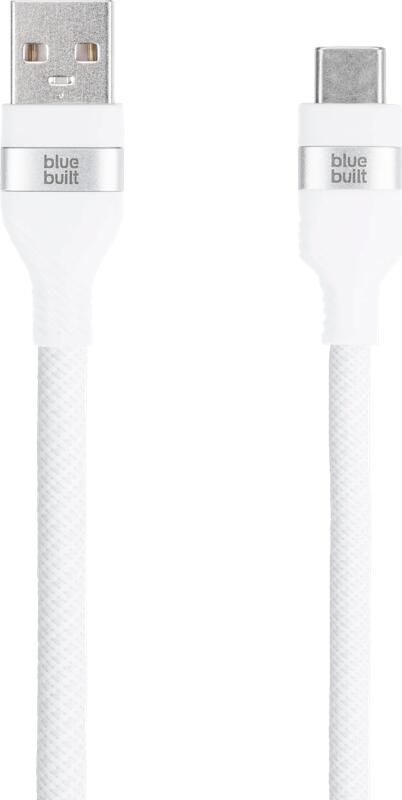 BlueBuilt Usb A naar Usb C Kabel 3m Nylon Wit