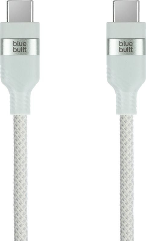BlueBuilt Usb C naar Usb C Kabel 1 5m Nylon Mintgroen