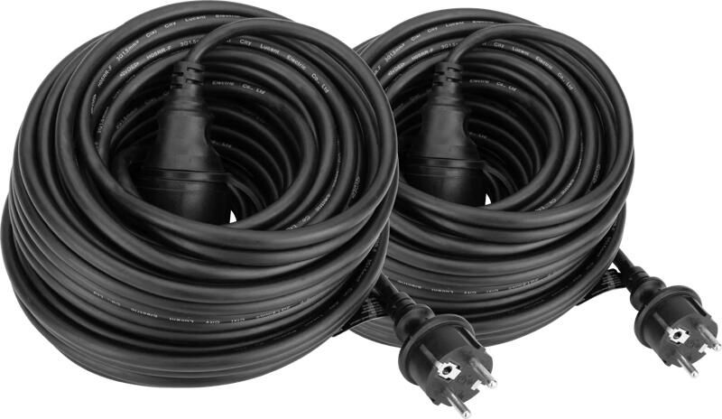 BlueBuilt Verlengkabel IP44 25m Duo Pack
