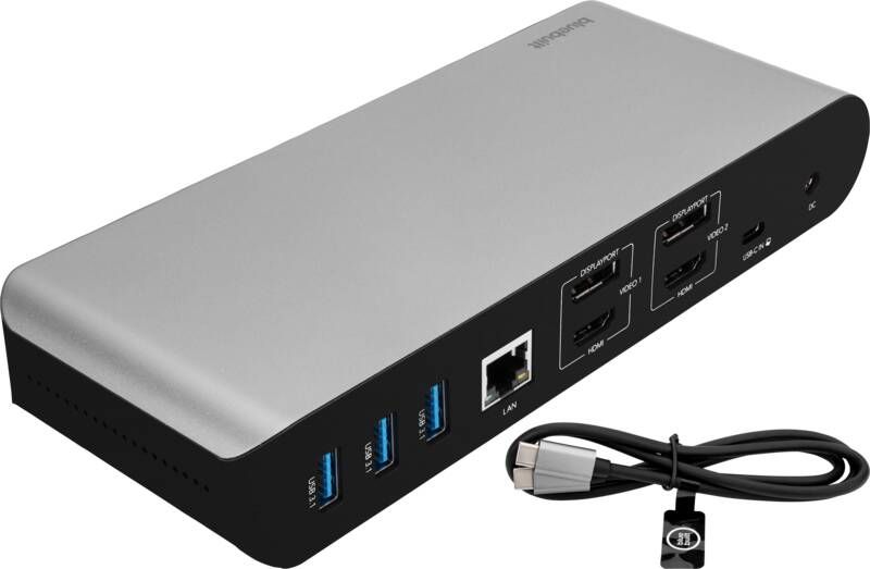 BlueBuilt DisplayLink Docking Station Pro met USB-C