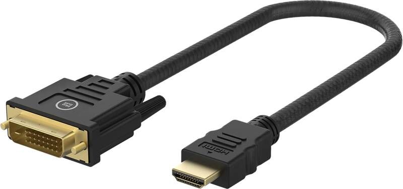 BlueBuilt HDMI naar DVI-D Dual Link Kabel 2 meter