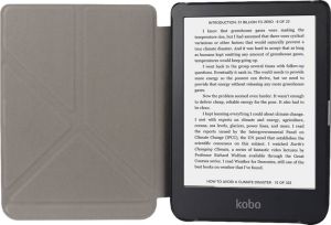 BlueBuilt Book Case Zwart voor Kobo Libra 2