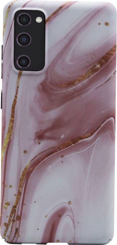 BlueBuilt Pink Marble Hard Case Samsung S20 FE Back Cover