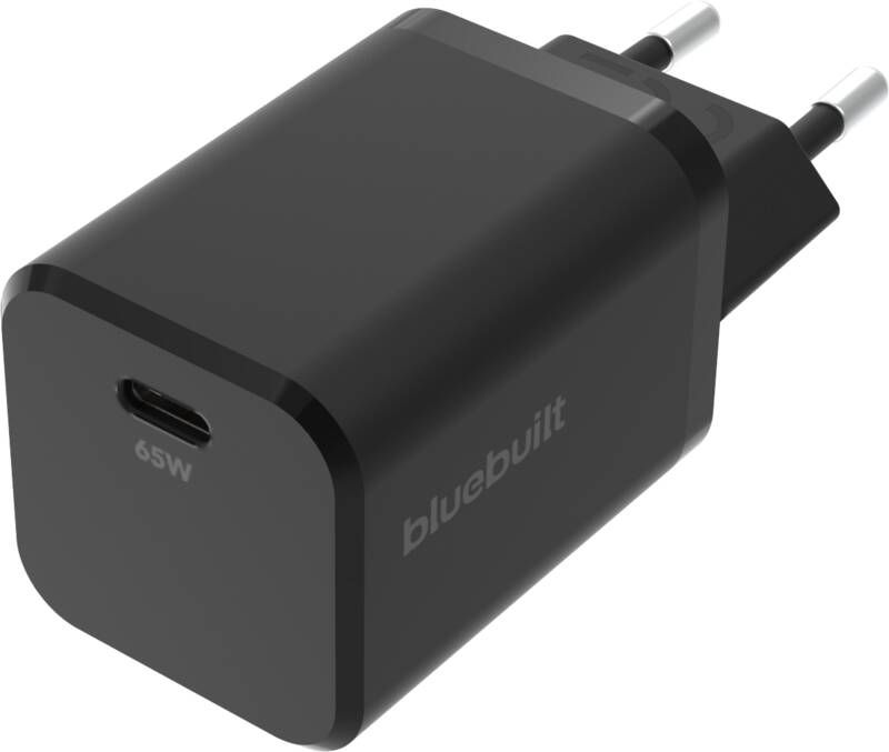 BlueBuilt Power Delivery Oplader met Usb C Poort 65W Zwart