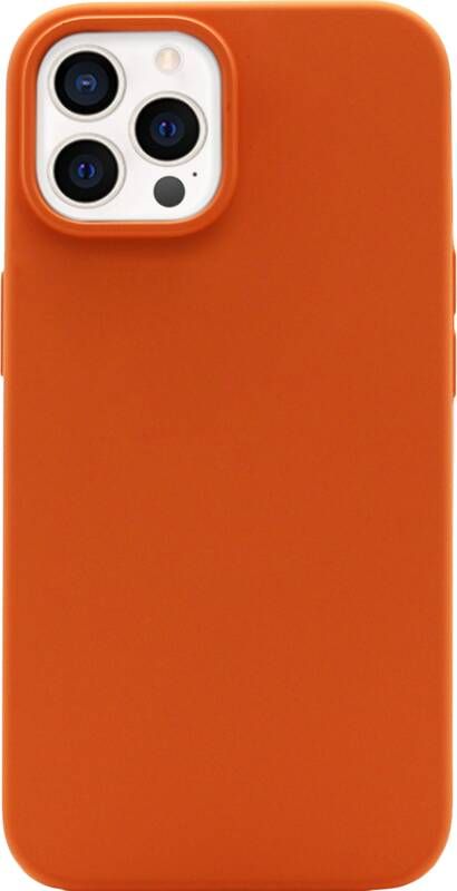 BlueBuilt Soft Case Apple iPhone 12 Pro Max Back Cover met MagSafe Oranje
