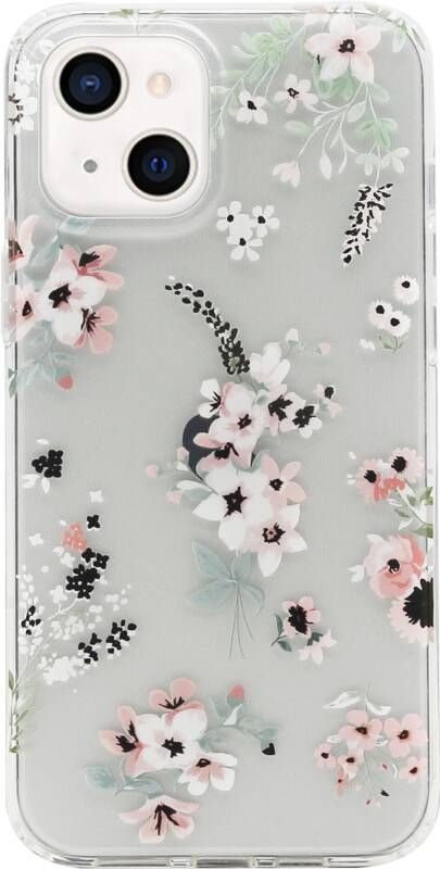 BlueBuilt Sweet Blossom Soft Case Apple iPhone 13 Mini Back Cover Transparant