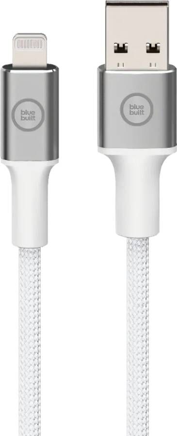 BlueBuilt Usb A naar Lightning Kabel 3m Nylon Wit