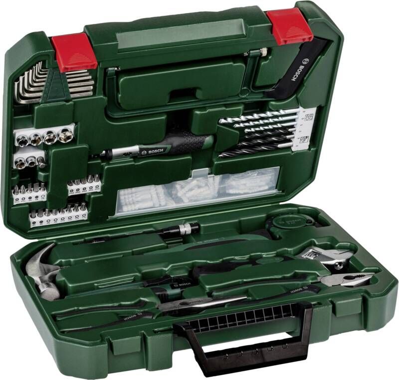 Bosch Alles-in-een handgereedschap DHZ kit 111-delig geschikt voor alle merken