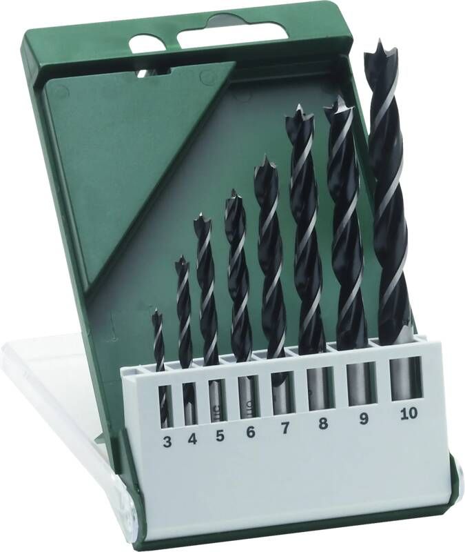 Bosch 8-delige houtspiraalborenset