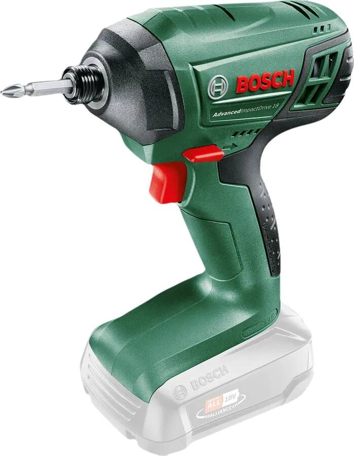Bosch AdvancedImpactDrive 18 Accudraaislagmoeraanzetter Incl. dubbele schroefbit Zonder 18 V accu en oplader