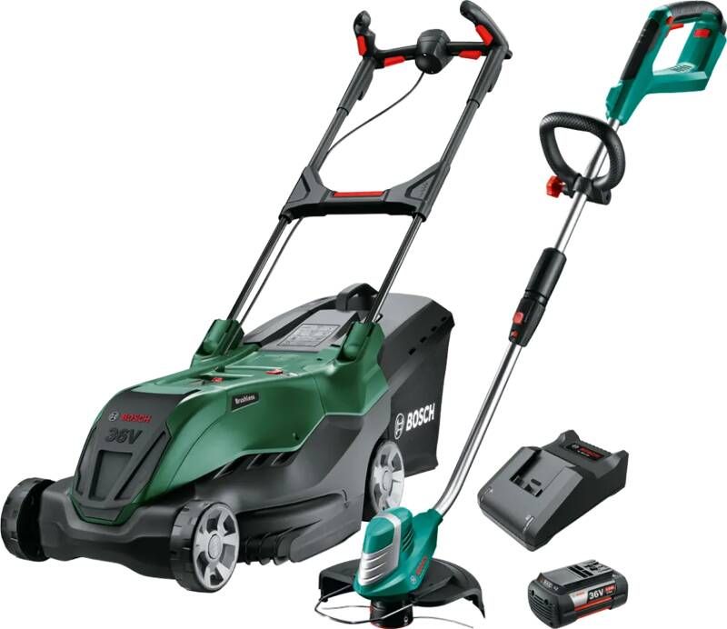 Bosch AdvancedRotak 36V-40-650 + AdvancedGrassCut 36 Li incl. 4 0 Ah accu (1x)