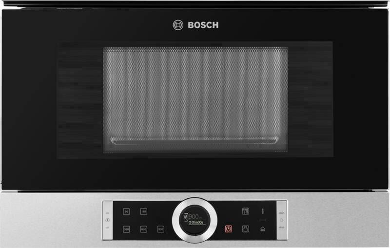 Bosch BFL634GS1 Compacte magnetron 38 cm inox | Microgolfovens | Keuken&Koken Microgolf&Ovens | BFL634GS1