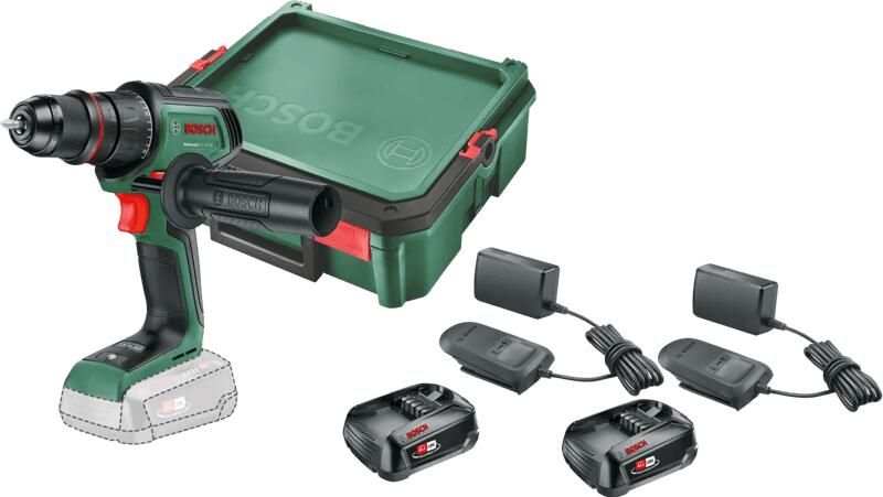Bosch AdvancedDrill 18V-80 2 5 Ah Accu (2x) SystemBox S Starterspakket