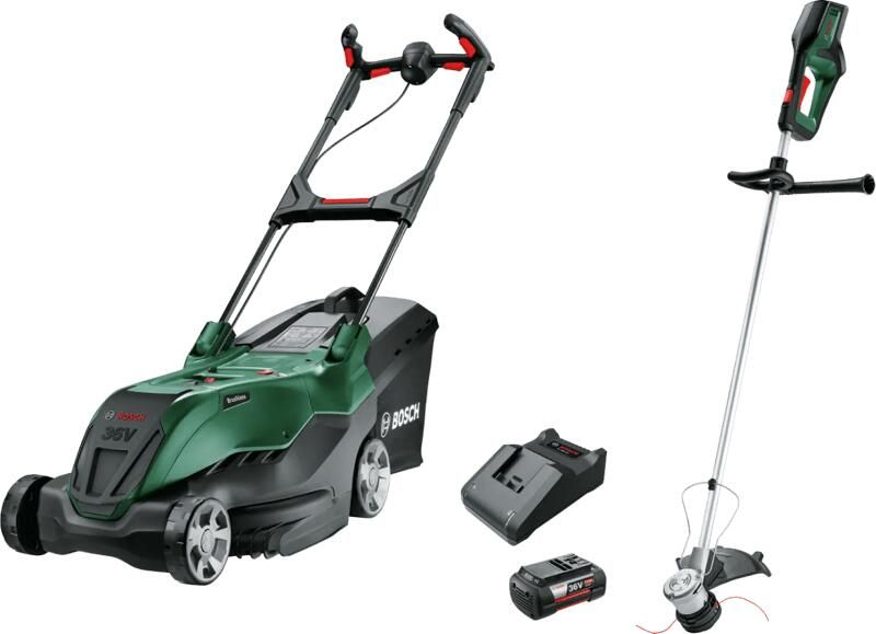 Bosch AdvancedRotak 36V-40-650 incl. 4 0 Ah Accu + AdvancedGrassCut 36V-33 (zonder accu)