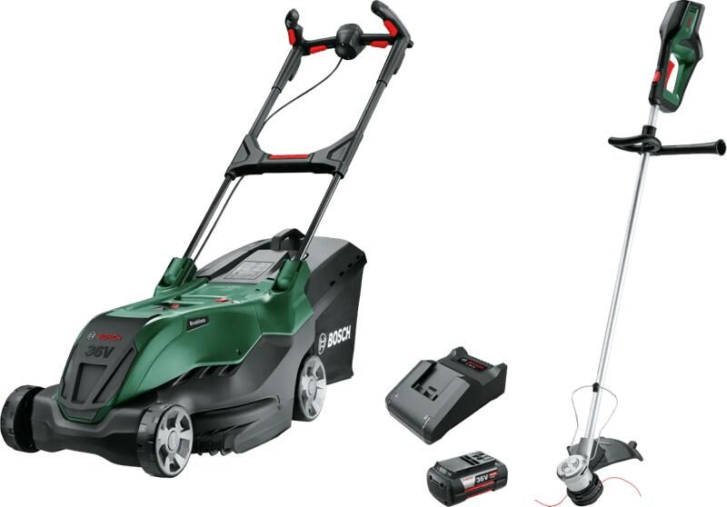 Bosch AdvancedRotak 36V-44-750 incl. 4 0 Ah Accu + AdvancedGrassCut 36V-33 (zonder accu)