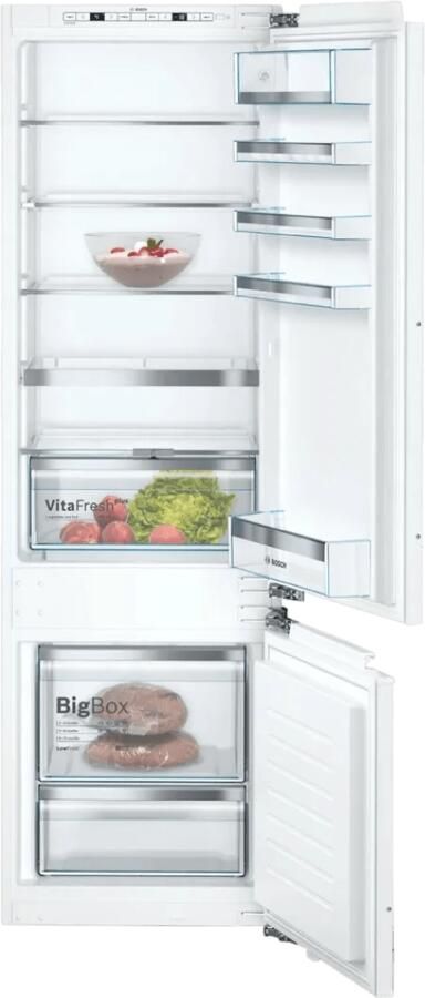 Bosch Serie 6 KIS87AFE0 Koel-vriescombinatie Ingebouwd 272 l E Wit