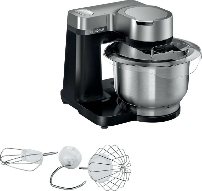 Bosch MUM Serie 2 MUMS2VM00 Keukenmachine 900W 3 8L Zwart RVS