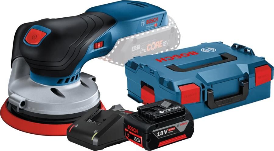 Bosch Professional GEX 18V-125 5 0 Ah GBA Accu Starterspakket