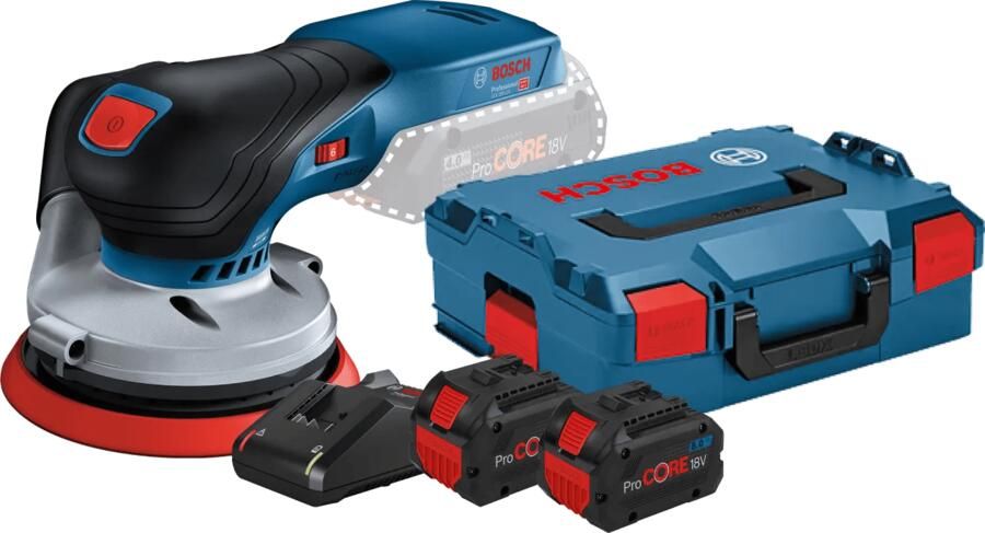 Bosch Professional GEX 18V-125 8 0 Ah ProCORE Accu (2x) Starterspakket