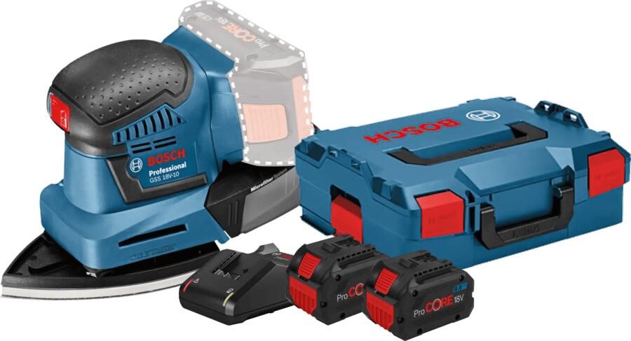 Bosch Professional GSS 18V-10 8 0 Ah ProCORE Accu (2x) Starterspakket