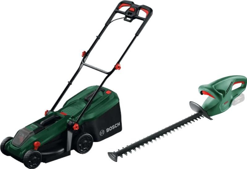 Bosch Rotak 18V-32 (zonder accu) + EasyHedgeCut 18-45 Li (zonder accu)