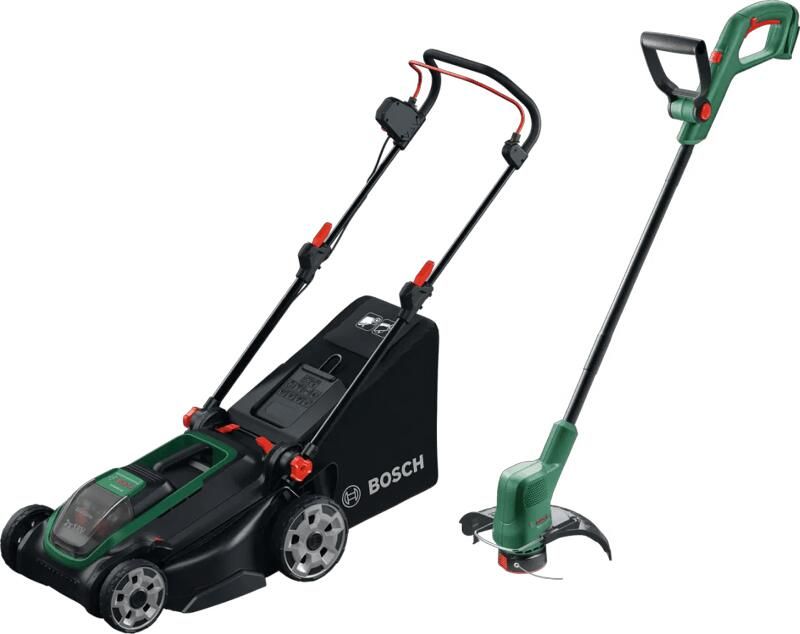 Bosch Rotak 18V2-43 (zonder accu) + Easygrasscut 18 (zonder accu)