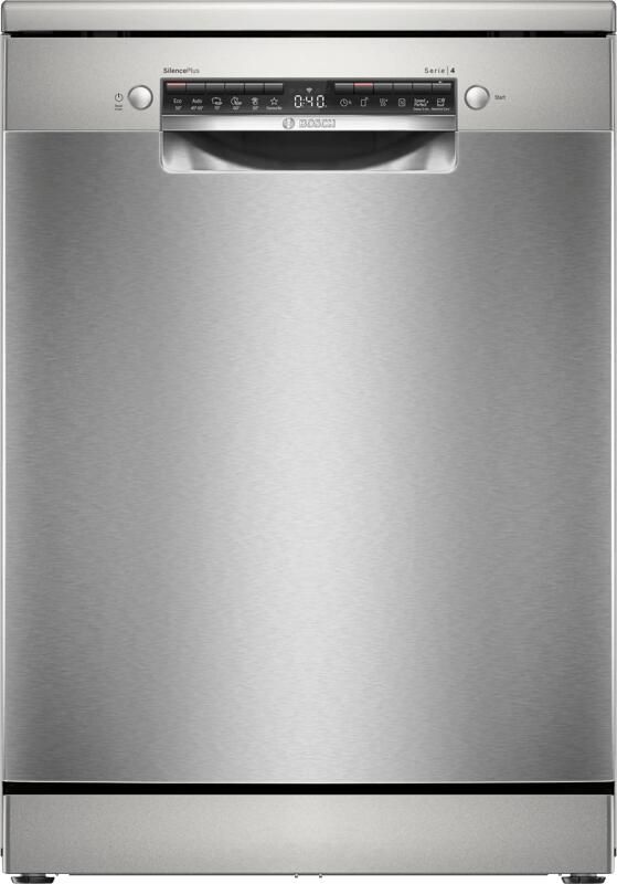 Bosch SMS4EAI28E Vrijstaande vaatwasser Grijs