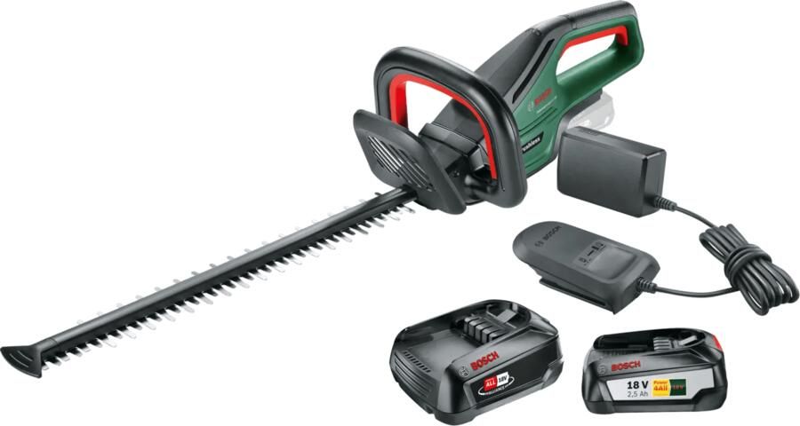 Bosch Universal HedgeCut 18v-50 2 5 Ah Accu (2x) Starterspakket