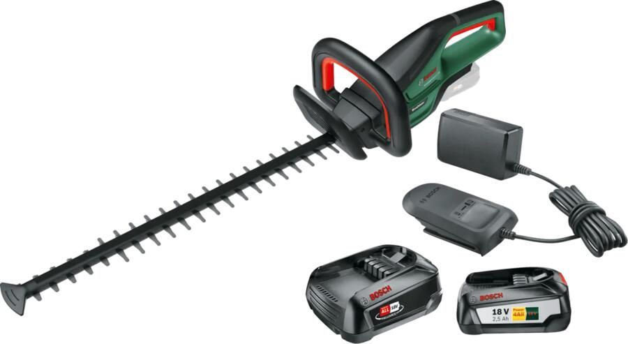 Bosch Universal HedgeCut 18v-55 2 5 Ah Accu (2x) Starterspakket