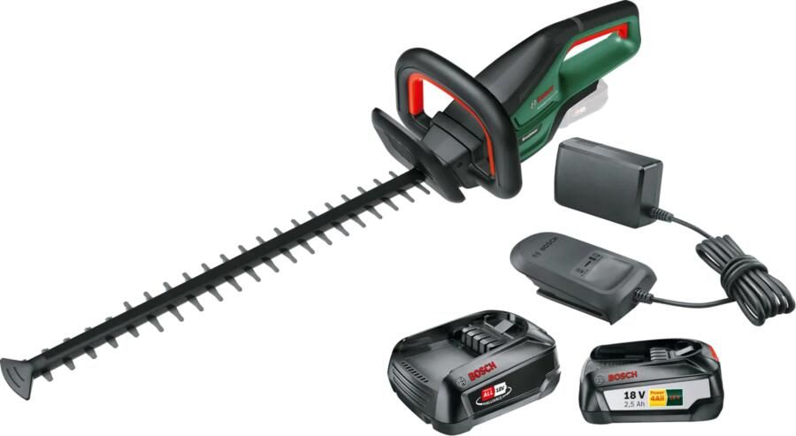Bosch Universal HedgeCut 18v-55 2 5 Ah Accu (2x) Starterspakket