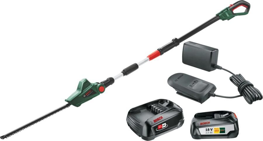 Bosch UniversalHedgePole 18 2 5 Ah Accu (2x) Starterspakket